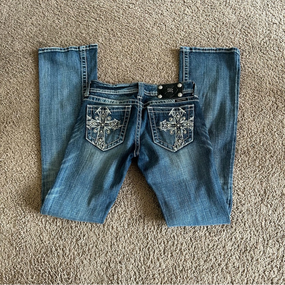y2k low rise bootcut miss me jeans 28